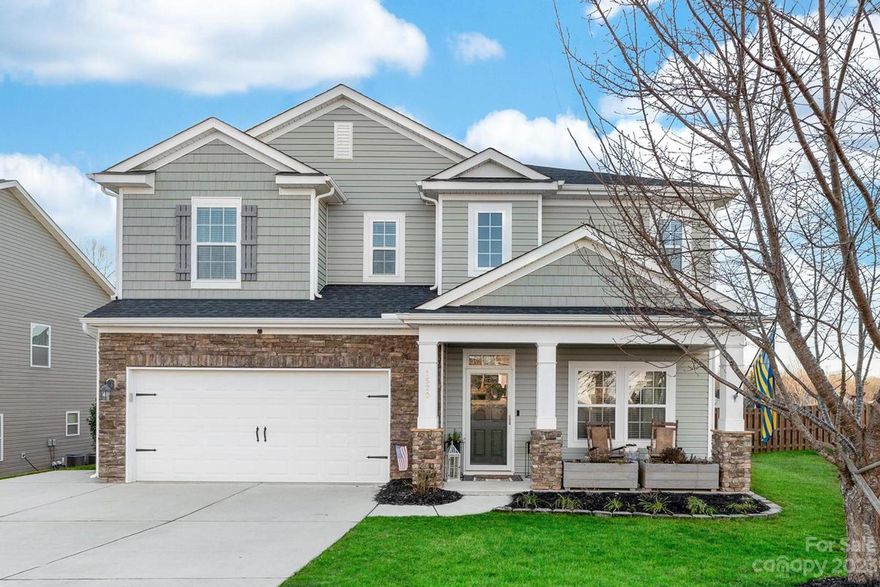 Immerse yourself in the amenity-filled Mill Creek Falls! This Clover/Lake Wylie gem flaunts a 4-bed, 2.5-bath layout with a main-level primary bed/bath, fresh paint, new carpet, tankless water heater, and a heated saltwater pool. Nestled on a dazzling corner lot, the home boasts around 3100 sq ft, including a very spacious loft.

Upon entry, you are greeted with a versatile dining room that could be used as an office (current use is office). The open kitchen-living space, complete with a fireplace, is illuminated by Andersen sliding glass doors, seamlessly connecting you to the fenced backyard oasis. The main level primary suite is your retreat with vaulted ceilings, new carpet, a walk-in shower, and a garden tub.

Upstairs, fresh paint, spacious bedrooms, large closets, and a massive loft await.

Beyond this stunning home, Mill Creek Falls beckons with a large pool, tennis courts, disc golf course, and a playground. You won't be disappointed-- schedule a showing today!