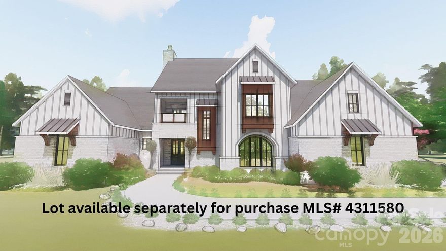 Proposed Custom Waterfront Estate in The Peninsula – Built by Augusta Homes! (Lot can also be purchased separately MLS #4297590) Nestled on one of the last remaining waterfront lots in the prestigious Peninsula neighborhood, this proposed custom masterpiece by renowned luxury builder Augusta Homes offers an unparalleled blend of elegance, comfort, and lakefront living.
The generous 1.21-acre WATERFRONT lot showcases long-range, main channel water views and boasts 263+/- feet of Lake Norman shoreline. While a dock is not permitted, there is limited lake access. This beautiful property offers an expansive open floorplan designed for both grand entertaining and relaxed living, featuring a chef’s kitchen with generous cabinetry and a spacious living area that flows seamlessly to the outdoors. The main-level primary suite is a private retreat with a spa-inspired bath including a garden tub, oversized glass shower, and a large walk-in closet, all opening to a covered lanai. Upstairs, you’ll find 3 ensuite bedrooms, a versatile bonus room, and a loft perfect for work or play. Outdoor living is elevated with long-range lake views, a covered terrace with fireplace, and a heated saltwater pool and spa. This rare opportunity combines Augusta Homes’ signature craftsmanship with the tranquility and prestige of The Peninsula—where luxury meets lake life. Just steps from The Peninsula Golf Club and Safe Harbor Peninsula Yacht Club, a private club for those who love boating. Don’t miss this rare opportunity to create your perfect home in one of Charlotte’s most exclusive communities. Conveniently located near groceries, restaurants, and shopping with easy freeway access just 18 miles to Charlotte and 20 miles to CLT Douglas International Airport.