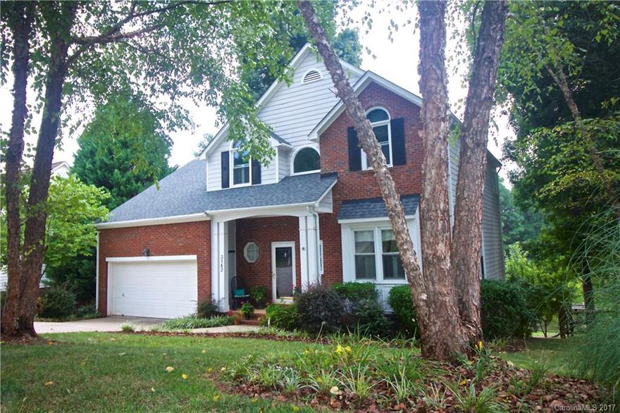 Beautifully updated, custom home in Regent Park.  Easy access to 77, shopping, and Carowinds.  Plantation shutters, heavy molding, new hickory wood flooring, and custom built in's. Gorgeous oversized master bedroom with lovely view from bay window sitting area overlooking fenced backyard and pond.   Spacious eat-in kitchen open to 2 story great room. New hardwood flooring downstairs. Deck off of the family room, will full view of the large fenced back yard. MUST SEE, this home won't last long.