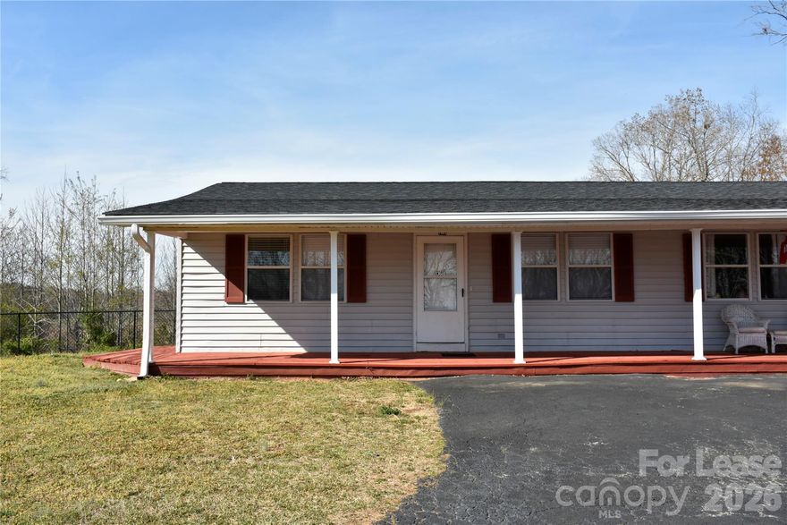 Kings Mountain 2 Bedroom duplex for rent!   Need to get away from the hustle of the city?  This duplex is surrounded by farm and wooded land.  While it is out, it is close to Kings Mountain, Cherryville, Shelby, and Gastonia!    Updated unit with 2 bedrooms, 1 bathroom, in-unit laundry hookups, and galley style kitchen with range and refrigerator. Lawncare included.  No pets and no smoking.