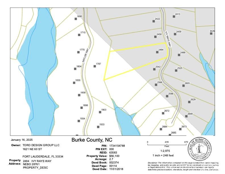 The Enclave at Lake James - Land
