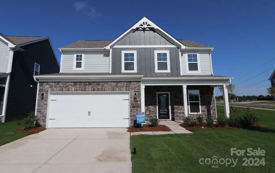 Welcome to this stunning 3-BR, 2.5-bath move-in ready home that boasts modern design and ample space for comfortable living. As you enter the home, you are greeted by a spacious layout that offers both functionality and style. The main foyer features a front study with French doors providing privacy and elegance. Continuing on to the family room & the well-appointed kitchen, which is a chef's dream, equipped with sleek granite countertops, stainless steel appliances, and plenty of storage space for all your culinary needs. The bedrooms are thoughtfully designed to provide a peaceful retreat at the end of the day. The owner's suite is a true sanctuary, complete with a private en-suite bathroom featuring dual sinks, and a tiled walk-in shower & separate garden tub. The spacious loft would be perfect for game night and each additional bedroom offers generous space, perfect for creating personalized havens for family members or guests. This home is able to close before the end of the year!