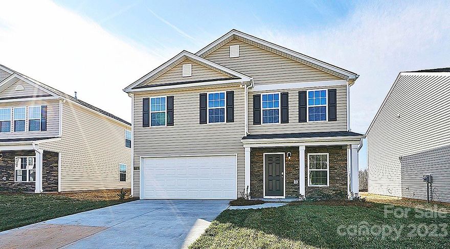 RED TAG home for our RED TAG SALES EVENT January 6-21! Welcome to Hickory Ridge Estates and the Shane plan. Neighborhood is located across from beautiful High Rock Lake, where you can enjoy fishing and boating. Talk about a HUGE WALK IN CLOSET just for you! The Shane plan is sure to please with the openness you desire featuring 3 bedrooms 2.5 baths & ALL Walk-in closets! Combined great room/Dining room, kitchen w/island & breakfast area to include granite countertops and stainless appliances.  It doesn't stop there; upstairs is an Owner's Suite to die for with a  huge walk in closet and vaulted ceiling. Upstairs also has a laundry room and two spacious secondary bedrooms. Also includes Smart Home technology package! Equipped with technology that includes the following: a Z-Wave programmable thermostat, a Z-Wave door lock, a Z-Wave wireless switch, a touchscreen Smart Home control panel, and a SkyBell video doorbell.