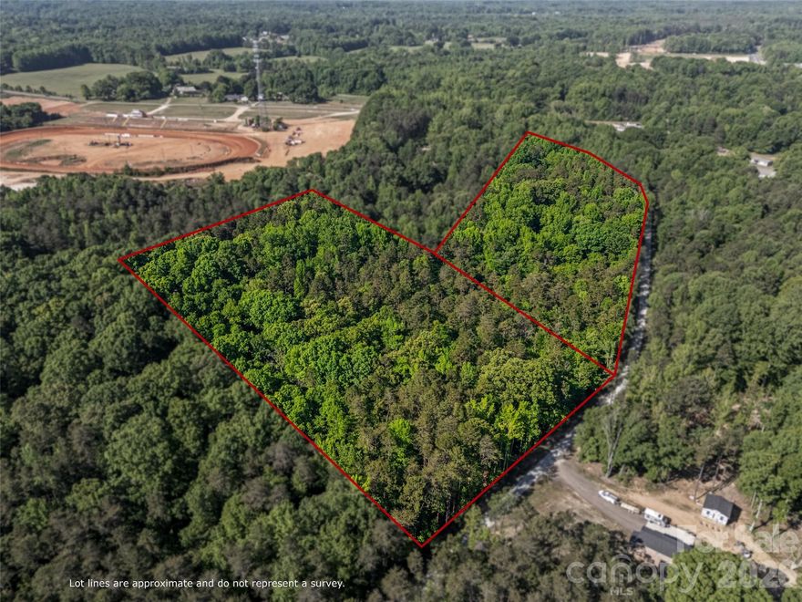 Rare opportunity to acquire 15.5± acres across two adjoining parcels on Sunset Ridge Drive in Gaston County. This offering includes approximately 7.8 acres and 7.7 acres being sold together, providing flexibility for a private estate, family compound, or future residential development. Zoned R-1, the property is ideally suited for single-family residential use with potential to subdivide (subject to county approval). The land features a wooded setting, offering natural privacy and a peaceful, rural feel while still maintaining convenient access to Gastonia, Union Road, and surrounding growth corridors. Located within the Gaston County School district and outside of flood hazard areas per county data, this tract presents a strong long-term hold or development play in an area seeing continued residential expansion.