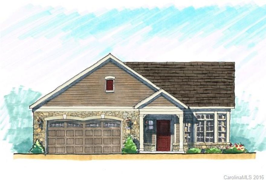 To be built in sought after community of Marvin located off South Providence Road just south of New Town Road. The Courtyards at Marvin feature 61 new construction ranch-style maintenance-free homes with private side-yard courtyards. Close proximity to Ballantyne and Blakeney shopping, restaurants and recreation.