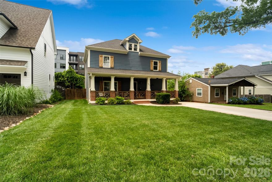 City living just got an upgrade in the heart of Villa Heights.

Located in one of Charlotte’s most sought-after neighborhoods, this beautifully maintained 4BR, 2.5BA home offers close proximity to NoDa, Optimist Hall, and the Little Sugar Creek Greenway—putting dining, entertainment, and outdoor living just minutes away.

Inside, the open-concept main level is ideal for both everyday living and entertaining, featuring granite countertops, stainless steel appliances, a wine fridge, and ample storage. Custom wood accent walls, a shiplap ceiling, and custom shutters add warmth, character, and elevated design throughout.

Out back, you get the best of both worlds… true city living with your own private retreat. While the home is surrounded by the energy and growth of Villa Heights, the backyard has been thoughtfully designed to create a relaxing escape, complete with a screened porch, oversized deck with built-in seating, fire pit, fenced yard, and a 7-seater hot tub.

For those looking to elevate the space even further, there’s potential to enhance privacy with additional landscaping or trees, adding an extra layer of seclusion to an already inviting outdoor setting.

A rare opportunity to own a thoughtfully updated home in one of Charlotte’s fastest-growing and most desirable neighborhoods. if you’ve been waiting for a home that offers location, lifestyle, and a place to unwind… this is it. Don’t miss it.