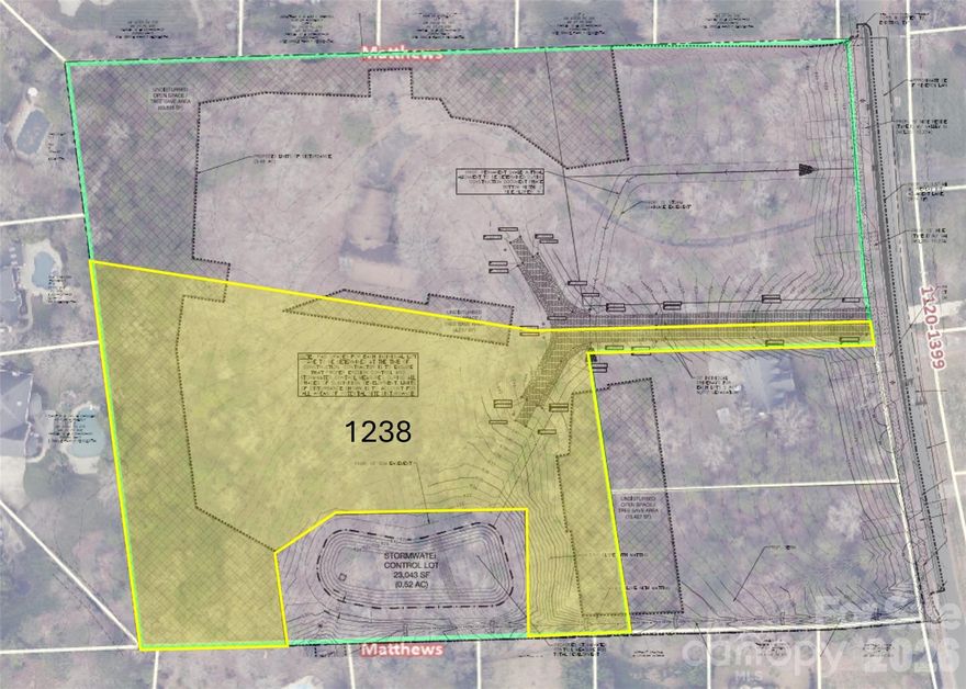 2.2 acre estate lot available in highly desirable Matthews location in the Providence High school district and close to many private schools.  This lot is apart of a larger estate that is being subdivided into 6 lots.  2 large estate lots over 2 acres and 4 smaller lots.  Builder has over 20 years of custom home building experience and has built many homes if the Reverdy Lane area.