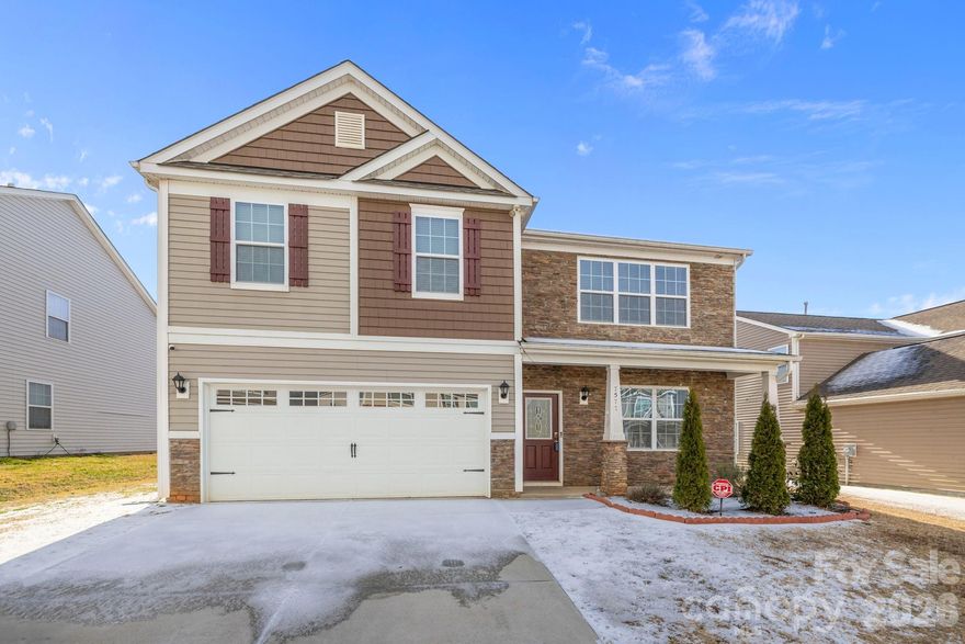 Welcome to this beautiful home in the desirable Nolen Farm community of Gastonia! This move-in property features an open and inviting layout, great natural light, and quality finishes throughout. Enjoy a welcoming interior, modern kitchen, and comfortable living spaces perfect for daily living or entertaining. The community offers a great neighborhood feel and easy access to local amenities, shopping, and dining. Don’t miss the opportunity to show this one to your buyers!