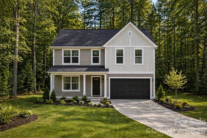 Opportunities like this are hard to find—2.7 private acres in Charlotte with NO HOA.

This to-be-built offering features the Albany floor plan by Slate Building Group’s Upgrade Series, delivering over 2,700 sq ft, 4 bedrooms, 3 full baths, and a thoughtfully designed open layout that balances everyday living with elevated finishes.

The land is the true differentiator—cleared, usable, and surrounded by trees with a natural setting that offers both privacy and flexibility. Whether you envision outdoor living, additional structures, or simply more space around you, this property gives you the freedom to design without restriction—no HOA limitations to work around.

Adding to its appeal, the lot is already cleared and leveled with city water and sewer available, making the path to building more straightforward and efficient.

This is more than a homesite—it’s the ability to build intentionally in a location that continues to grow, while still holding onto space and privacy that’s increasingly rare.

The land is also available separately (MLS #4294748) for buyers looking to bring their own builder or plans.