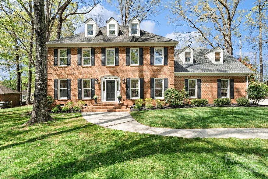 Welcome to 6010 Oakridge Court, nestled in the serene enclave of Matthews. This exquisite home, set on a lot of over an acre, offers a harmonious blend of sophistication and comfort.

Upon entering, you are greeted by a grand foyer that leads into a spacious living area adorned with a charming fireplace and abundant natural light throughout. Entire home is freshly painted. 

Delight in the well-appointed kitchen, featuring a large Kitchen Island with ample seating. The breakfast room opens onto a generous deck, offering the ideal setting for grilling and outdoor dining. 

Retreat upstairs to the spacious primary suite and ensuite bath. The home boasts three additional bedrooms and three and a half bathrooms. Don't miss the Third Floor and additional Bonus Room over the Garage. 

The backyard is truly amazing featuring a screened porch, large deck and brick paver patio and fireplace, ideal for entertaining or cool Carolina evenings.