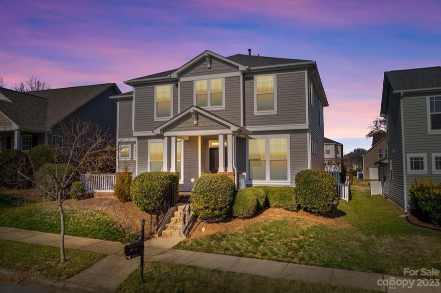 So much to love about this home in popular MacAulay. Fresh neautral paint, LVP flooring throughout the downstairs, and newer carpet upstairs. Open concept living with fabulous kitchen filled with oodles of storage and prep space. Soaring 2 story living room with gas fireplace, shiplap accents, and built ins. Breakfast area, dining, laundry, office/flex room, powder room, and a drop zone create plenty of areas to enjoy. Upstairs are 4 bedrooms with 2 full baths. 4th bedroom can also function as a bonus room. Oversized primary suite with updated bathroom. 2 car garage. Plenty of space to enjoy outdoors between the rear patio w/ fenced yard and front porch with side patio area. Amazing community amenities! Clubhouse, outdoor pool, kids' splash pad, tennis courts, pocket parks, playgrounds, + more. Easy commute to Charlotte and Lake Norman. Close to Birkdale Village, Grand Oak Elementary School, shopping, restaurants, the interstate, and the international airport. Schedule a showing today!