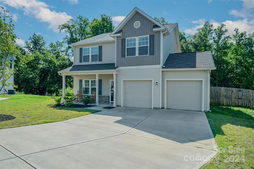 Welcome to this beautiful 2-story home situated in a peaceful cul-de-sac in Landis, NC. This charming residence features spacious living areas with abundant natural light, modern kitchen with stainless steel appliances, and a open living room perfect for gatherings. The owner's suite offers a private retreat with a luxurious en-suite bath and walk-in closet. Enjoy outdoor living in the serene fenced backyard, ideal for relaxation and entertaining.