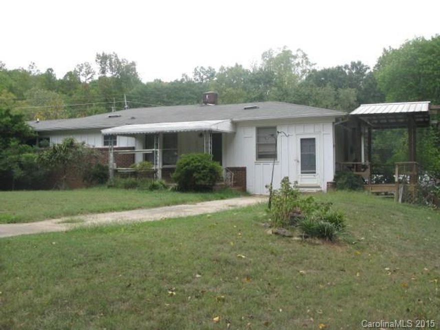 3bedroom 3 bath home. Private location yet close to town. Hardwood floors, gas logs, in suite master bedroom. Partially finished basement with bathroom. Storage and covered area, garden spot, peaceful creek and yard. Lots of home for the price.