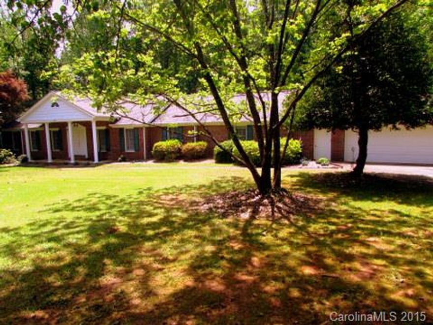 Room to grow and room to roam! Come to the country and enjoy this spacious brick ranch. Home offering 4BR/2.1BA with large bedroom sizes, adequate storage space, huge bonus room w/ rec area, formal dining, family room w/ fireplace, screened porch and attached 2 car garage. All positioned on over 3 acres and secluded land with creek. No HOA and award winning Clover School District.