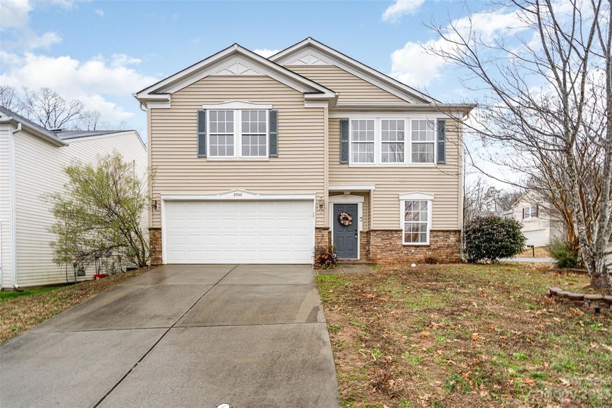 This 4 bed/2.5 bath corner lot home has been well maintained + is ready for its new owner! With a brand new HVAC in May 2023, + new carpet was installed on the 11th, this home is move-in ready! Located in Heron's Pond, this home is centrally situated, offering you easy access to 485, the University area + Uptown. The main level is ideal for entertaining, with an open feel + plenty of space for everyone. The living room is spacious with a wood burning fireplace, + leads you into your large eat in kitchen, with an extended island with seating & a marble countertop, as well as endless storage in the remaining cabinetry with granite countertops. There's also an office space for those who work from home! Upstairs you'll find the bedrooms, as well as a bonus space. The primary retreat is large, with a walk-in closet + en-suite for privacy. The secondary bedrooms are sizable + share a full bathroom. With a fully fenced in backyard for privacy, you'll love life on this spacious corner lot!