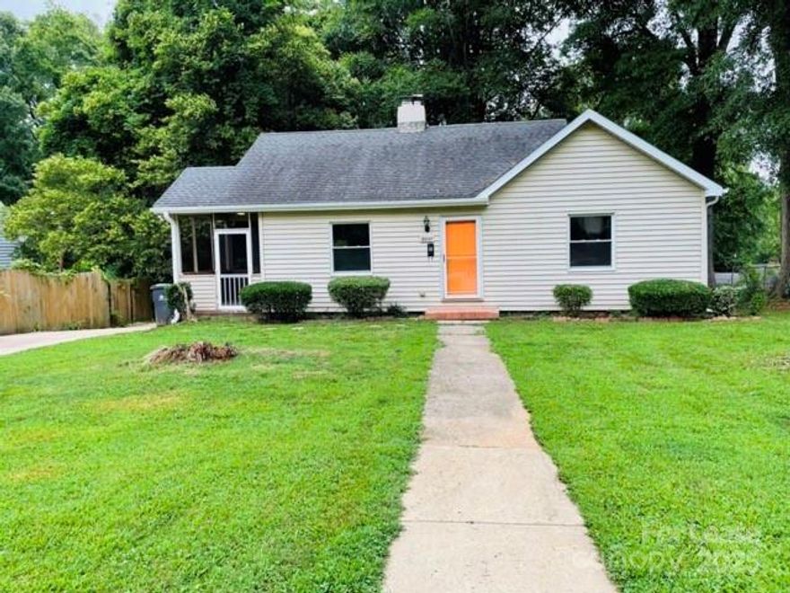 Rapid Home Rentals, LLC presents this renovated 3 Bedroom/1Bath cute ranch house located in popular Westover Hills, just outside of South End and Uptown. Home features an oversized party deck with Uptown/South End skyline view. A private fenced tree lined backyard and a screen porch offers a retreat so close to Uptown. Kitchen with granite counter tops, electric range, MW, Dishwasher, Garbage disposal and Fridge. Hardwood floor in all bedrooms and living/dining. Additional storage in attic. Revolution Park golf course and neighborhood parks are just down the road.
Tenant is responsible for all utilities. A subsidized $90 per month will be added to include professional lawn care and washer/dryer. Pets allowed with a $300 nonrefundable pet fee and $30 per month pet rent for each pet. Breed restrictions apply.  Tenants must provide current veterinary records showing the Breed, Age, Weight, License number & rabies shot date. Renter's insurance is required. No smoking in the house.