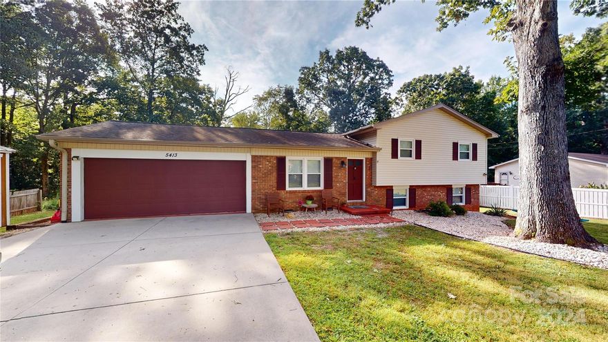 Located in the Mountain View area, this split level home is priced to sell. This home is conveniently located to Hwy. 321 and Hwy 10/18 for an easy commute to Hickory and surrounding areas. The kitchen, dining and living area is an open floor plan with three bedrooms and one bath upstairs. The garage has been converted to bonus space and can be used as your family sees fit. It is currently being used as a fourth bedroom/bath and closet. This home has a nice basement with laundry and great storage space. Outside you will find an above ground pool with a nice deck and pergola and a fire pit for entertaining your friends and family. There is also a storage building that conveys that will give added storage. Take a look today.