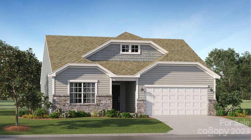 EXCITING OPPORTUNITY! Walkers Mill is a BRAND NEW community located in Edgemoor, SC. 
The Henley ranch plan offers a 1-story open floorplan with three bedrooms, including Primary on main. It features quartz counter tops, subway tile back splash, gas range, luxury vinyl plank floors, and oak railing with iron spindles.
Beautiful location and convenient access to Rock Hill and major highways!