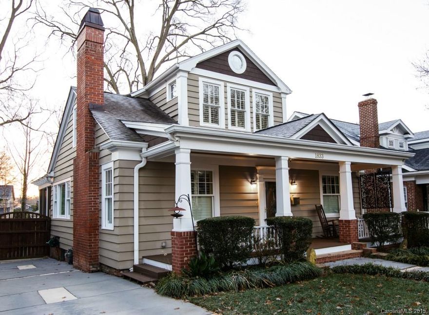 Hard to find 1.5 story Bungalow in Dilworth.  Fantastic location. Privately fenced yard w/ multiple decks and screened in porch.  Hardwood floors and large Bedrooms.  Walk to Freedom Park, restaurants and shopping.