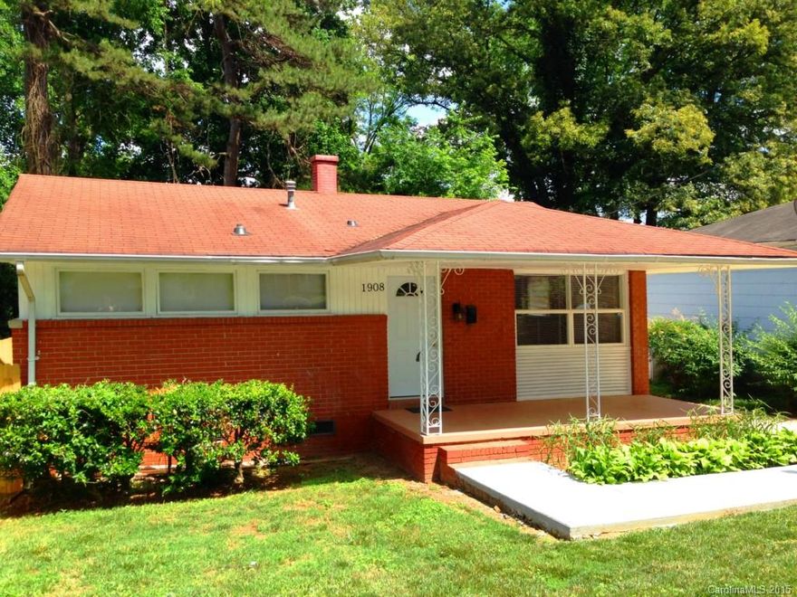 Move in Ready! This is a Charming traditional ranch/bungalow style completely renovated! Many updates include, the kitchen with new cabinets, countertops, flooring and new appliances. The hardwood floors have been recently stained, complete interior freshly painted as well as outside trim. The seller has put in over $20,000 in renovations/upgrades and will MAKE NO ADDITIONAL REPAIRS. The home is less than 3 miles from uptown Charlotte, less than 1 mile from I-77 and less than 2 miles from I-85.