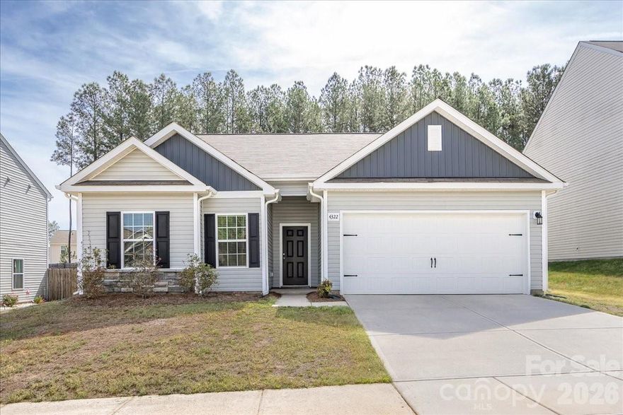 Welcome to this beautifully remodeled ranch home offering modern comfort and effortless living!  This 3 spacious bedrooms and 2 full bathrooms charming home features luxury vinyl plank flooring throughout—completely carpet-free for a clean, contemporary feel. The open and spacious floor plan creates a bright and inviting atmosphere, perfect for both everyday living and entertaining. Stylish updates and a chic modern aesthetic can be seen throughout the home, blending comfort with elegance. Flat and big backyard back to woods which gives you a private and quite leisure.  Enjoy the convenience of single-level living in a thoughtfully updated space that feels fresh, welcoming, and move-in ready. With Parks such as Reedy Creek Park and Harrisburg Road Park and golf course nearby, you can enjoy the wonderful outdoor lifes. Close to I-485, UNCC and uptown Charlotte, minutes to shops, restaurants and dining.  Schedule your showing today!