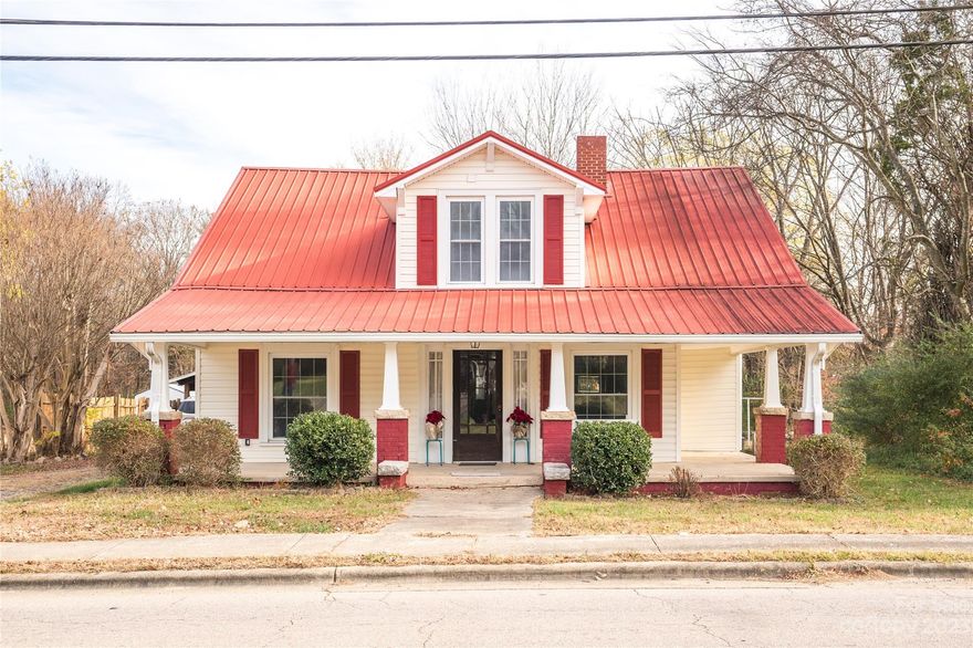 Wow! What a beautiful historic home. You have the best of both worlds. The owner kept the character of an older home but has updated kitchen, bathrooms, HVAC, electrical and plumbing. Living room with fireplace (nonfunctional) with plenty of natural of light. Great study or home office. Beautiful kitchen with new shaker style cabinets, granite counters and stainless steel appliances. Dining area off the kitchen. Large pantry. Primary bedroom on main level with fireplace (nonfunctional) located in back of home. Attached primary bathroom with two sinks and tub shower combination. Powder room and laundry room completes main floor. Upstairs you will find two guest bedrooms with new paint and carpet. The second full bath with two sinks and a tub shower combination. Rear deck over looks a beautiful backyard with a two car carport. This home is located in Granite Quarry NC 28072. A must see home.