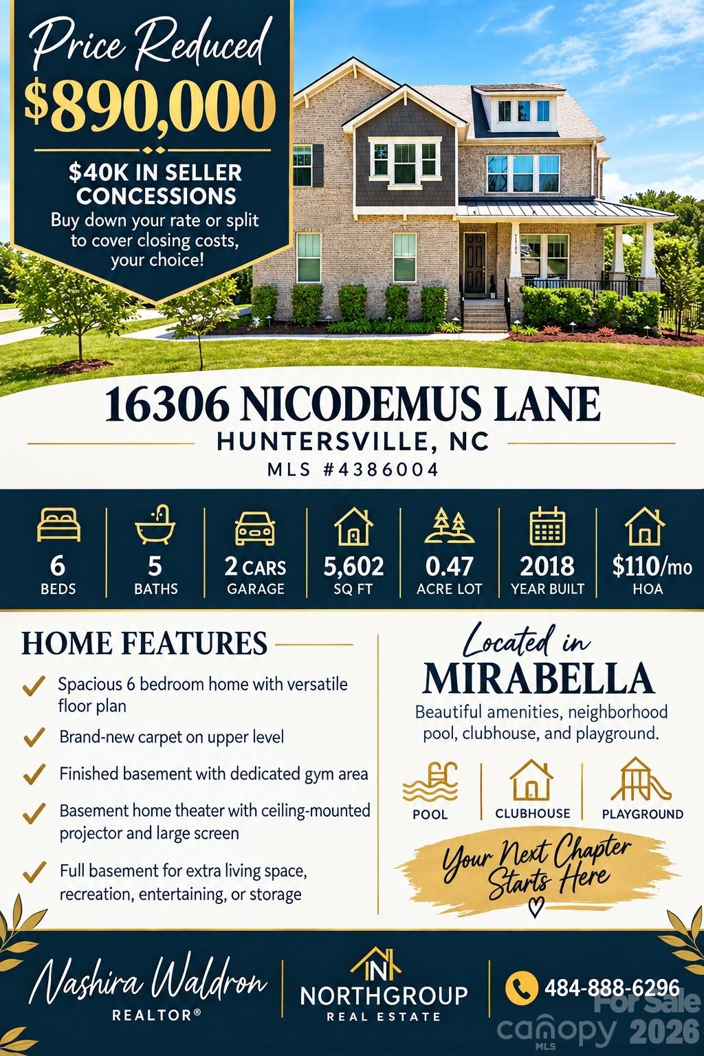 16306 Nicodemus Lane