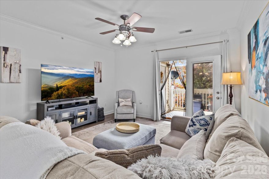 Welcome to this beautifully updated, move-in-ready 2-bedroom, 2 full bathroom plus office/flex room condo(with a garage!) located in the highly sought-after Alexander Chase community in the heart of Cornelius. This second-floor unit features secure interior building access from both the front and rear (locked entry doors), abundant parking, and a coveted garage located directly across from the back entrance for added convenience.
Enjoy the outdoors on the covered porch with a private storage closet. Inside, the condo has been freshly painted and features wide plank luxury vinyl flooring throughout — no carpet. Key Features include 2 Bedrooms | 2 Full Bathrooms, Office/flex room (for remote work, guests, or hobbies), Rare Garage + Ample Parking, Covered Porch with Storage Closet, Fresh Interior Paint (2024), Luxury Vinyl Plank Flooring throughout, Generous Primary Suite with Walk-in Closet, & an Open-Concept Living/Dining Area. Community Amenities include Pool & Clubhouse, Fitness Center with New Equipment (2023), Sidewalks + Direct Access to McDowell Creek Greenway, Regular Social Events (Yoga, Pancake Breakfasts, etc.)
Conveniently located less than 10 minutes from Birkdale Village, multiple parks, and Lake Norman boat access. Close to shopping, dining, and top-rated schools. Don't miss this low-maintenance lifestyle opportunity in one of Cornelius' most desirable communities! Newer Kitchen Refrigerator does convey. The HOA dues include water, trash service, and the mail boxes also have a large box for deliveries. The water heater was replaced in 2018, the HVAC system was replaced in 2013 and was serviced in 9/2025 with a one year warranty from Morris Jenkins.