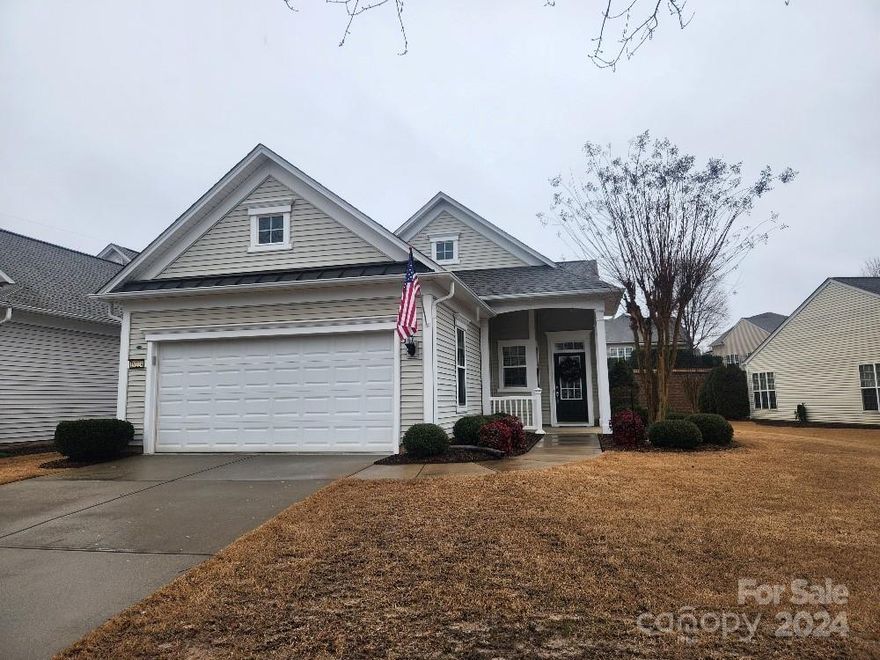 Move-In Ready, Immaculately kept home in the highly desired Sun City Community.  Great open floor-plan.  Large kitchen with island and breakfast area.  Large master bedroom and a master bathroom with dual vanity and large walk-in closet.   Roof replaced 2022, Water Heater replaced 2017.  Windows have been tinted to help on glare and energy costs.  Furnace is about 2 years old and AC was replaced in 2019.  This property has a large living area and a private lot.  Nice sunroom.  All appliances convey including the refrigerator and washer/dryer.  Easy to show.