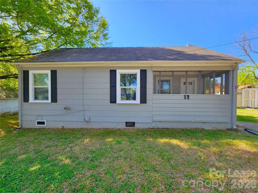 2 Bedroom 1 Bath home sitting on an elevated lot that provides a good view of downtown Concord. There is updated LVP flooring throughout the home, granite counters in the kitchen and an enclosed screened front porch and a detached shed. There are 2 good sized bedrooms and one bathroom all with neutral paint throughout.

No Smoking. No pets. Deposit starting at $1295 (pending strength of application).  Tour home at your convenience without having to make an appointment. Register with Rently for the lockbox code. All applications must be submitted online on our website. Each adult applicant 18yrs and older living in the home will be required to pay a $65 non-refundable application fee.