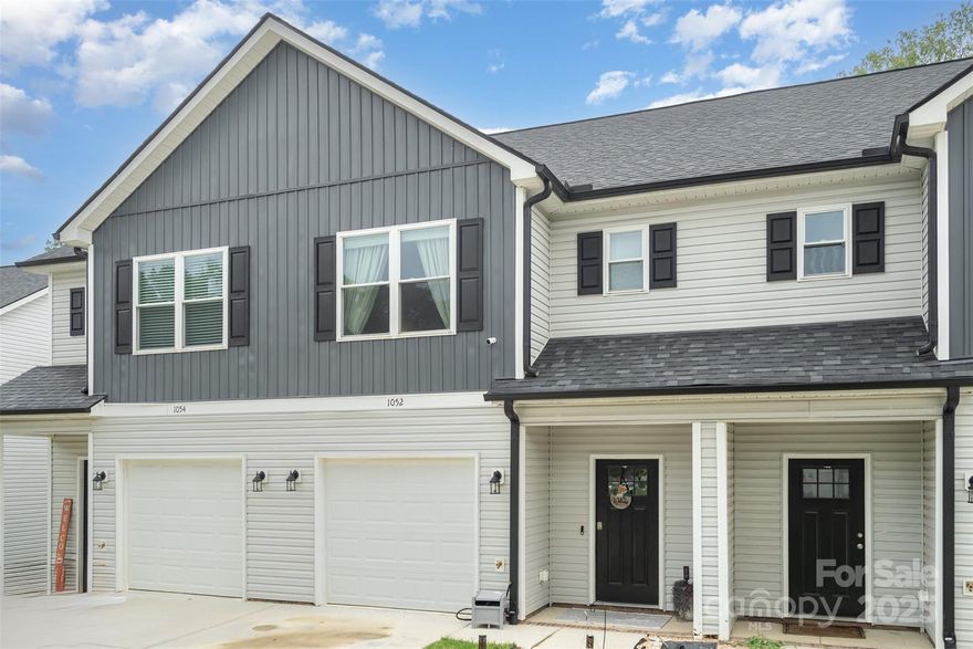 Seller offering $4,000 in credits for rate buy down, and preferred lender offering an additional $2,000 in credits. Home also qualifies for the "NC 1st Home Advantage Down Payment" program, which provides up to $15,000 in down payment assistance for eligible buyers.

Minutes from downtown Kannapolis and all it has to offer, new baseball field, downtown revitalization with great shopping and dining options; easy access to I-85. This new home with great modern finishes offers 3-bedrooms, 2.5 baths. Upstairs, the primary suite includes a walk-in closet and a roomy en-suite bath with Dual Vanity. Home is well maintained with beautiful floors, soft close cabinets, quarts counter tops, stainless steel appliances, beautifully tiled bathrooms, Open floor plan, laundry on 2nd level, garage and a back yard.