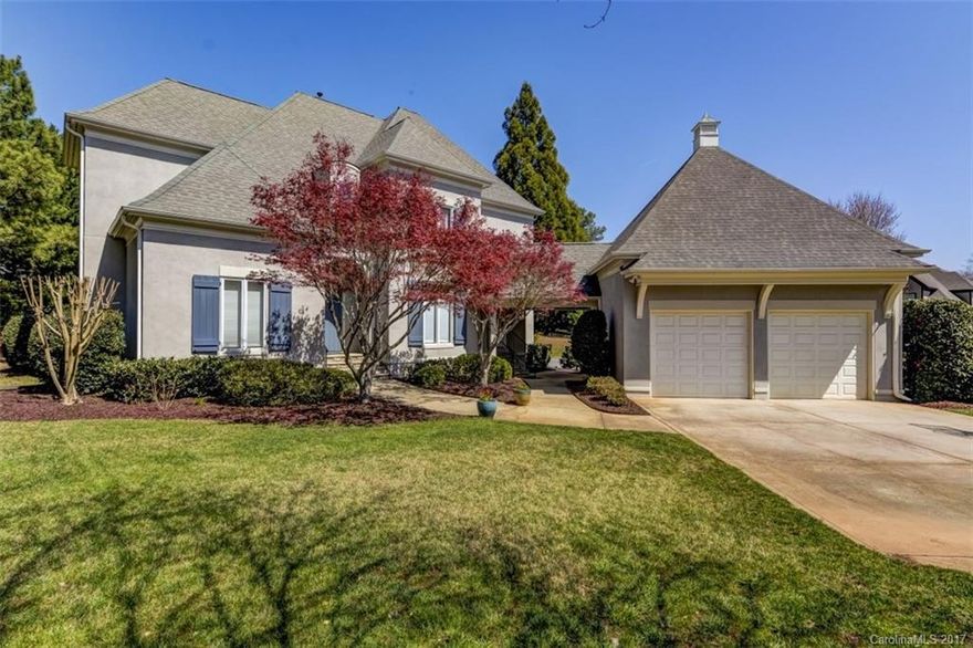 Charming home in The Peninsula featuring 4 br & 3.5 baths. Situated on a peaceful double cul-de-sac, home features open floor plan w/ new chef's kitchen, custom cabinets and high end appliances. Newly remodeled spacious master bath with gorgeous tile, granite, and free standing tub. Beautiful flagstone patio overlooks large yard. New paint inside and out. 2 car garage with high ceilings. Mature landscaping provides character and privacy. Short walk to Yacht and Country Club. Boat Slip available.