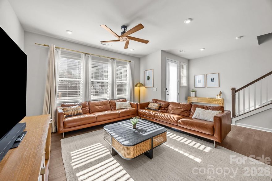 This modern 2023 home offers contemporary design and low-maintenance living in a convenient Charlotte location. Situated near the Light Rail and just minutes from Uptown and South End, it provides easy access to a variety of dining, shopping, fitness, and entertainment options.

Inside, the open-concept layout is filled with natural light and designed for everyday living and entertaining. The kitchen features a spacious island, stainless steel appliances, and clean, modern finishes. The upper level includes a private primary suite with a walk-in closet and a well-appointed bath, along with additional rooms that offer flexible space for a home office, guest accommodations, or other uses.

Move-in ready and thoughtfully designed, this newer construction home combines modern comfort with proximity to Charlotte’s business districts and amenities, offering a streamlined living experience in a growing urban setting.