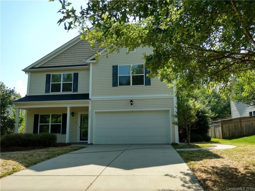 Former Model Home, 3 BR + Spare Room w/window for Office, Play Room, etc; Tons of Cabinets & Counter Space with Island in Kitchen, Glass Cooktop, Over the Range Microwave, Dishwasher, Disposer & Refrigerator, Washer & Dryer in separate Laundry Room with shelves for Pantry & Storage; Huge Master Suite, Walk-in Closet, Soaking Tub, Separate Shower, 2 Sinks in Vanity; Hardwoods in Kitchen, Breakfast, Powder Room & Laundry; Corner Fireplace, w/Gas Logs in Living area open to Formal Dining