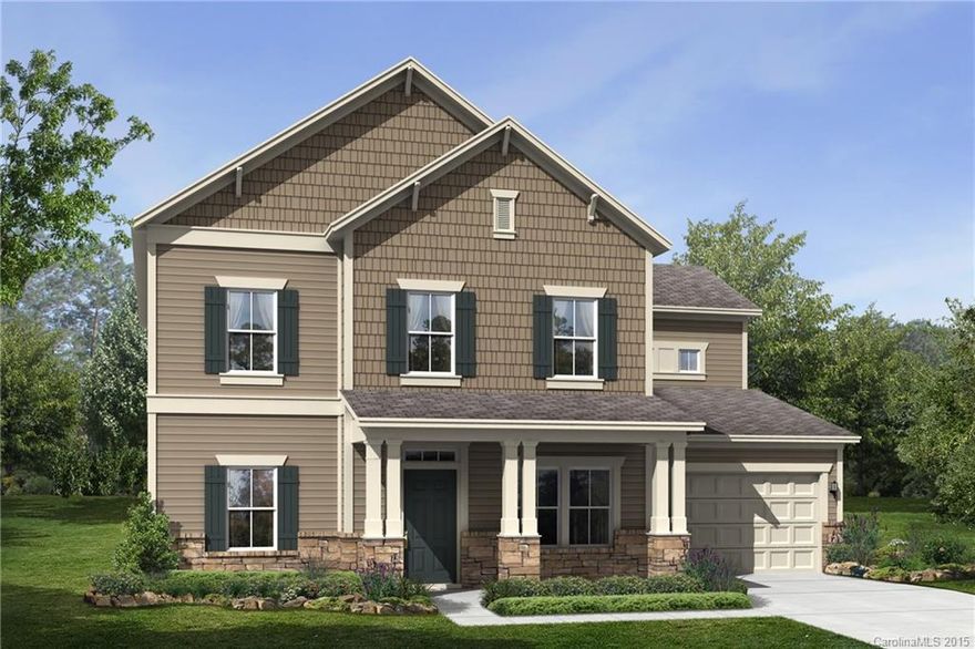 This is an amazing home featuring 4 bedrooms, and 3 full baths with a private wood backyard allowing for lots of privacy.  There is a private study, formal dining room, huge kitchen with granite and stainless steel appliances.  First floor bedroom and full bath for family or friends.  The second floor has a large master suite with an incredible master bath and large walk-in closet.  Unfinished walk-out basement for future growth.