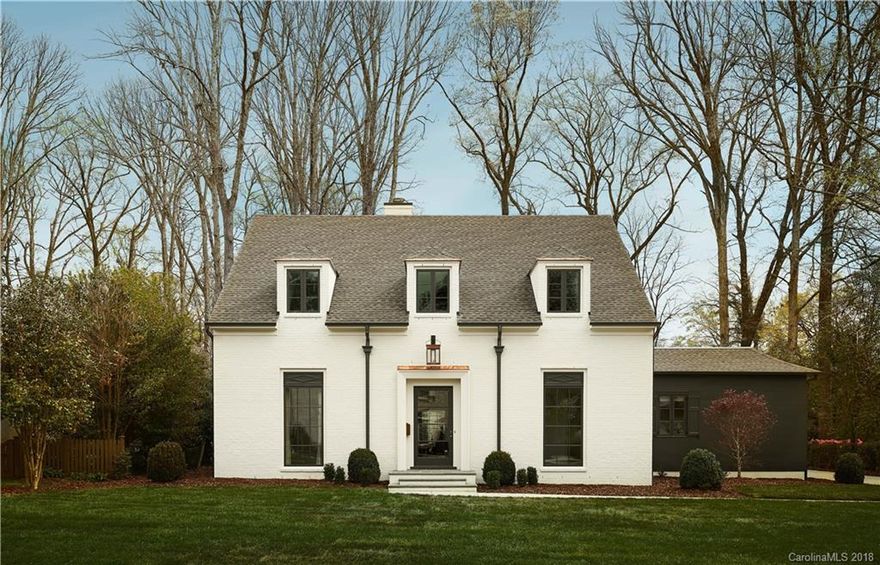 Uniquely designed & understated architecture on a .47ac level lot w/ beautiful old growth oaks. Inventive open floor plan w/ oversized windows and doors. Master down, 4br plus generous Recreation Room (opt. 5th br), 4.5 baths. Veranda offers large outdoor entertaining area w/ ample dining space & wood burning Isokern fireplace. Design and specifications by Greg Perry Design including inset cabinetry w/ solid brass hardware, Calacatta Gold marble tops, hidden door room entries, plaster fp surround & hood, exterior copper elements, Visual Comfort & Restoration Hardware lighting, Newport Brass plumbing fixtures & integrated Thermador pro appliances. Conditioned crawl, Icynene insulation, tankless wh, & heated marble floors.