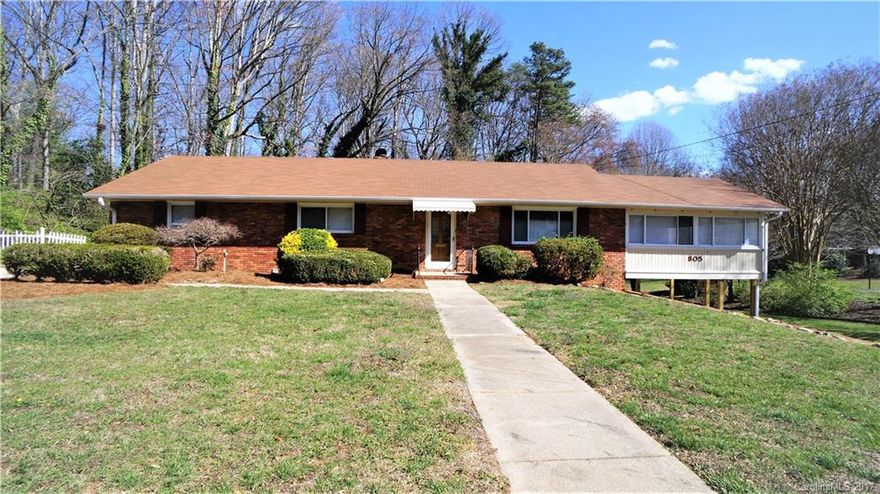 Move in ready all Brick Ranch w/ full basement w/finished rec room/fireplace & additional sq ft that can be finished.Freshly painted.Finished on-site hardwoods.Sunroom has lots of windows perfect for enjoying outside views.Large bedrooms and closets.Master BA has been updated&has separate shower.Additional Fireplace in Kitchen/Breakfast area w/ gas logs.Large back yard great for entertaining.New roof & new windows.Double stacked cabinets in kitchen.Great location close to hospitals and shopping.