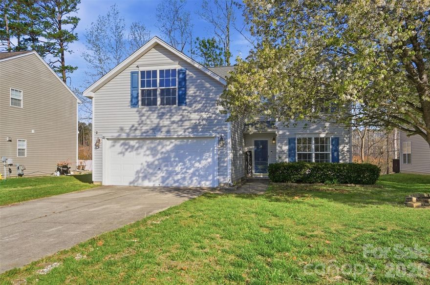 Beautiful two story four bedroom, two and a half bath home in Waterside Landing! Conveniently located just moments from Lake Concord. This property offers an abundance of space and storage. Situated nicely in a cul-de-sac lot with a two car garage and electric vehicle charging. Stunning two story foyer entrance! Spacious light filled main floor with an impressive layout. From the foyer you're immediately greeted by a large room that works great as a home office/study or formal living room. Open concept living, dining, and kitchen leading off to the patio is perfect for entertaining. Plenty of space to move around in this home and lots of great built in storage. Upstairs features a split bedroom floor plan with a primary bedroom suite that has everything you need! Large walk in primary bedroom closet. Secondary bedrooms upstairs have amazing closet storage and are nicely appointed. 4th bedroom above garage with large closet could be used as a 4th bedroom or bonus room, theater room, gym, or entertaining space. AC updated in 2023! Lots of different options with this home to suit your needs. Schedule your showing today!
