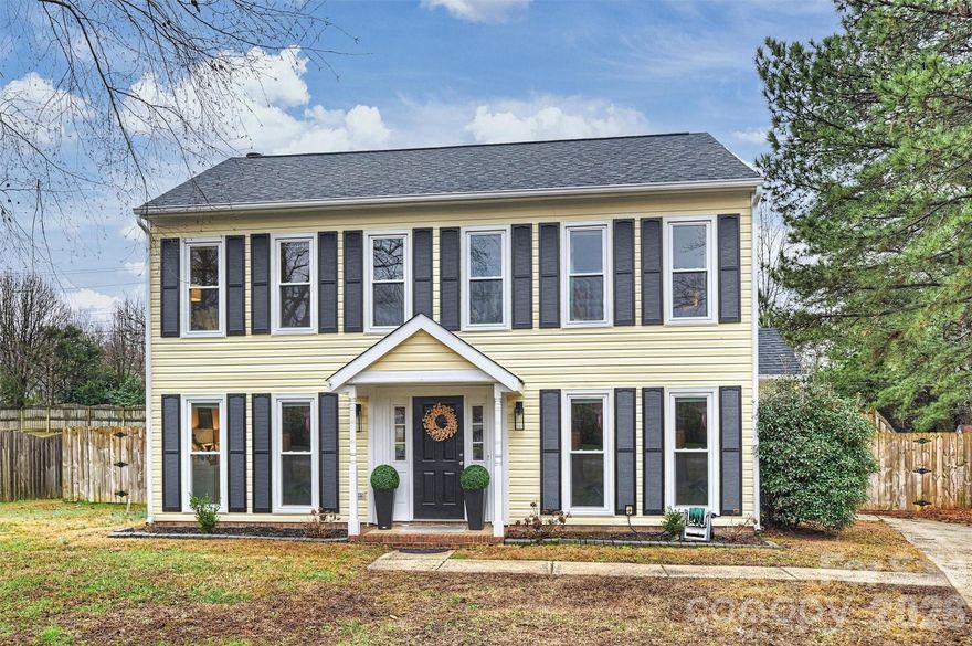 Welcome home to this charming cul-de-sac property in the highly sought-after Raintree community!

Situated on a spacious lot, this home features an expansive, fully fenced backyard complete with a patio—perfect for entertaining—and a storage shed for added convenience. An oversized driveway and exterior storage closet provide even more functional space.

Inside, you’ll find laminate flooring throughout the main living areas and tile flooring in the kitchen, accented by granite countertops and a new microwave. The home also boasts all new windows with a lifetime warranty and a newer roof (2023), offering peace of mind for years to come. The laundry room is conveniently located just off the kitchen and includes a side entrance leading directly to the driveway.

The open living and family room layout creates a welcoming atmosphere, highlighted by a cozy fireplace and a convenient half bath on the main level. Upstairs, you’ll find three bedrooms and two full baths, including a spacious primary suite with two walk-in closets.

As an added bonus, this home qualifies for the initiation fee to be waived at Raintree Country Club (see agent remarks for membership details).

Truly a lovely home in a fantastic location!