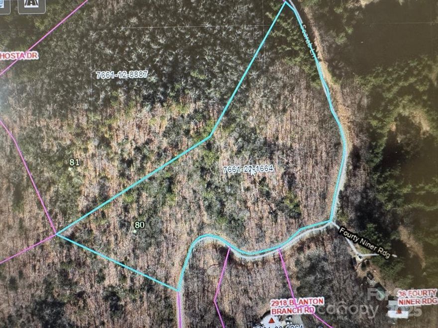Next to the last lot on Scarab Lane, quiet with views to the south and east. Heavily wooded, easy access. Nice buildable ridge at over 3200 feet in elevation