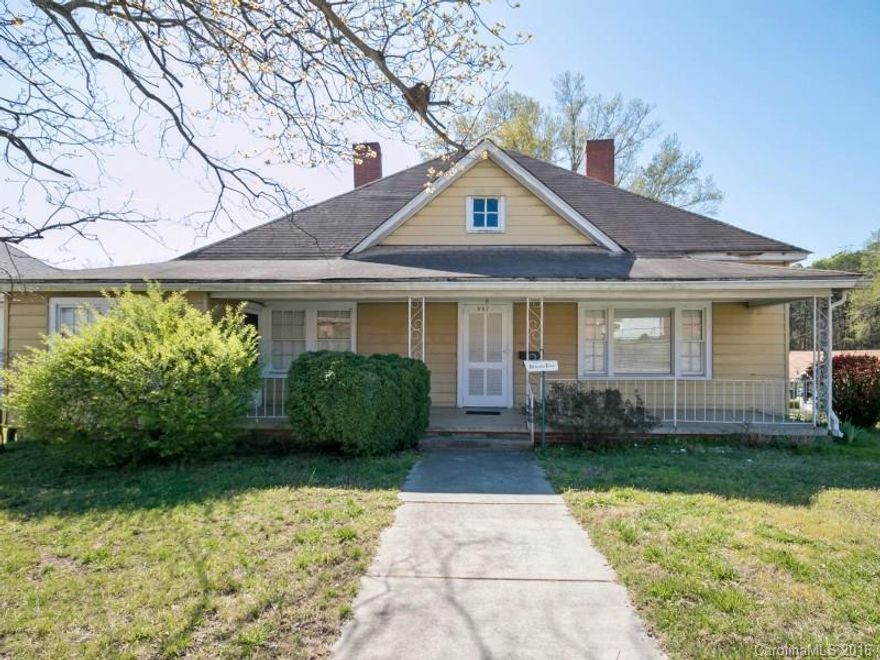 Priced to Sell home just minutes to downtown Concord. Wonderful flat, corner lot and no HOA dues! Nice size home that features two bedrooms, living room, great room, large kitchen & sun room. Tons of space throughout home. Great covered front porch. Laundry hookups in the kitchen. Home has partial basement that can be accessed from the outside. This home is ready for your personal touch!