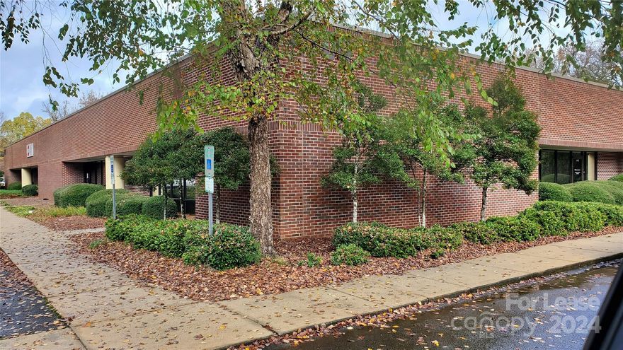 Excellent opportunity to have 1420sqft of warehouse with an interior office. Convenient at the intersection of Lebanon Road and Matthews Mint Hill Rd. Minutes to restaurants, coffee shops and 485, 23 minutes to Charlotte. Gorgeous tree lined office park, plenty of parking. All utilities included except electric and cable/internet. This spot is ideal for warehouse storage, or a small operation needing warehouse space.  Entrance is the rear of the building.