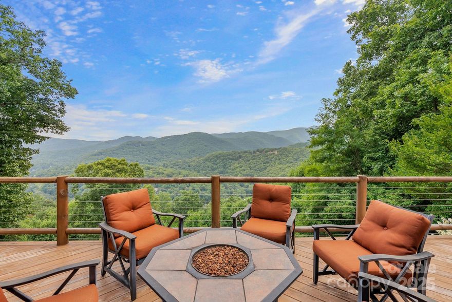 Breathe in the cool mountain air and slow things down for a moment this is the kind of place that reminds you why you fell in love with the mountains in the first place. Tucked away in the gated Sanctuary at Mt. Mitchell, this post-and-beam log cabin feels equal parts refined retreat and peaceful escape. From the moment you arrive, you’ll feel the privacy that 2.45 semi wooded acres provide. Inside, the home is warm and welcoming, with timeless craftsmanship and spaces that invite you to stay awhile. The large great room is the heart of the home, featuring floor-to-ceiling windows that frame breathtaking, year-round long-range mountain views, filling the space with natural light and bringing the outdoors in no matter the season. With 3 bedrooms and 3 bathrooms, there’s plenty of room to host family and friends comfortably, while still enjoying quiet moments of your own. Step outside to the expansive deck, where the mountain views stretch endlessly in every direction. Mornings begin with coffee and crisp mountain air, and evenings wind down with unforgettable sunsets. Whether you’re enjoying a peaceful moment alone or gathering with the people you love, this home was designed for connection and reflection. This isn’t just a cabin it’s a sanctuary. A place where luxury meets nature, and where every day feels like a retreat. If you’ve been searching for a mountain home that truly feels special, this one deserves a closer look.