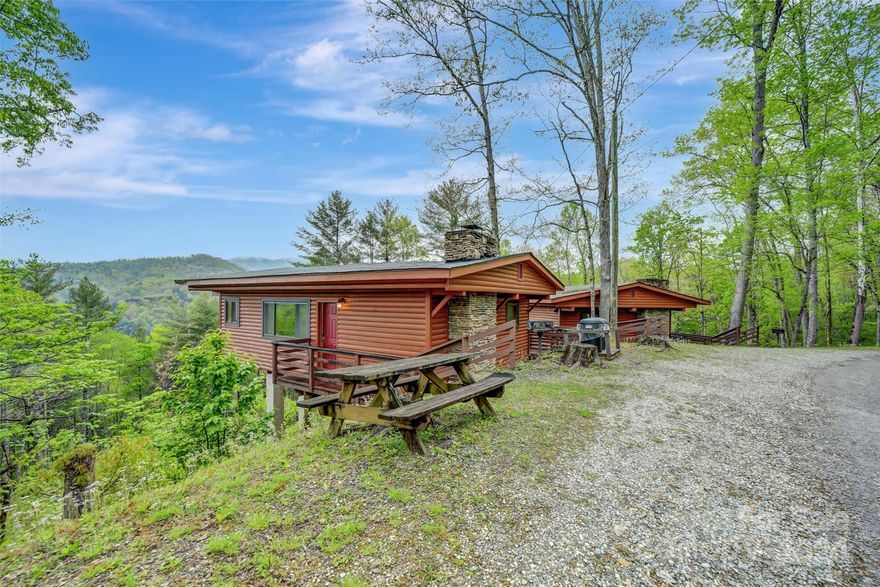 This adorable cabin, located in the Nantahala Village Resort, is a turn-key vacation rental in one of the most desirable locations in Western NC!! This cabin comes fully furnished and features a full kitchen, a Jack& Jill bath, a wood-burning fireplace, and hardwood floors throughout the open floor plan.  Resort amenities include a swimming pool, horseback riding, and mountain trails.