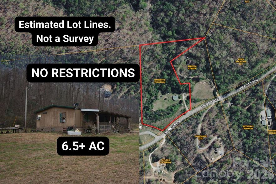 This 6.51-acre property offers a rare mix of privacy, water, and flexibility. A ranch-style manufactured home sits on the land with a large covered front porch overlooking open pasture and a beautiful creek.

The real highlight is the land—featuring a scenic creek, wooded surroundings, and headwaters just above the property. The setting feels secluded and natural, similar to Pisgah National Forest, with Little Cove Creek flowing toward Lake Adger.

Zoned MU (Multiple Use), the property allows for a wide range of uses, including a mobile home park, horse farm, family compound, recreational retreat, or future development.