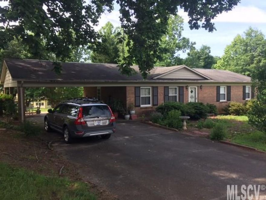 Three bedroom two bath brick ranch with basement in Hickory at a great price.