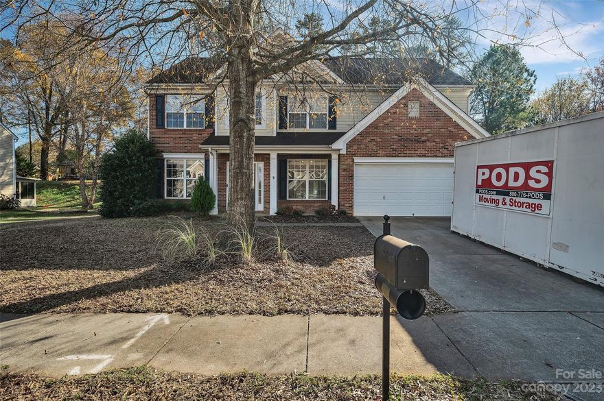 PRICE IMPROVEMENT!!!
Welcome to this beautiful, spacious home located near cul-de-sac in desirable Ebenezer Village with great amenities which includes an outdoor pool, tennis courts, and playground! This 4-bedroom, 2.5 bath offers many amazing features with recent updates and improvements. Large foyer with vaulted ceilings opens into living room with featured fireplace, separate formal dining accented by gorgeous wainscotting, large eat-in kitchen with island and lots of cabinetry, office and flex space. All bedrooms and laundry conveniently located upstairs with huge primary with sitting area and ensuite with dual vanities, garden tub, separate shower and spacious walk-in closet. Enjoy outdoor activities and entertainment in large fenced backyard with fire pit, extended patio and insulated outdoor space with full-bar set-up, electricity surrounded by built-in French drain. This home has all of the essentials and more! Within minutes from shopping and dining with easy access to I-77.