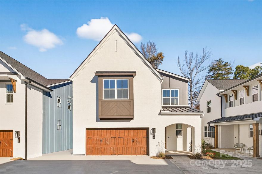 Lucere at Windell Woods is a unique, carriage home community for homeowners looking for an intimate courtyard living experience. This community features three different thoughtful home designs to choose from, with a transitional approach that fosters a sense of community. Each home includes landscape maintenance with your HOA dues.
Please note that while the Babbling Brook Lane is a public street, the shared driveway is considered private.