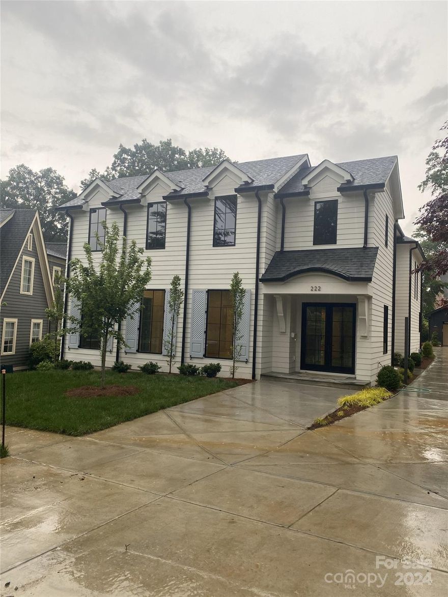 Custom home in Charlotte NC on quiet street.