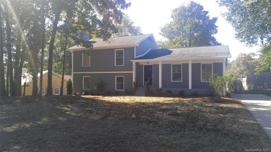 Gorgeous home located in the well sought after Stonehaven neighborhood! Home has been completely renovated inside and out. Beautiful open floor plan, with chef kitchen that features granite counter tops, plenty of cabinet space and large island. Bedroom and den downstairs. Upstairs offers master bedroom with large master bath that has a stand up tiled shower. Two additional bedrooms and another full bath. Large fenced in back yard with brand new deck thats perfect for entertaining!